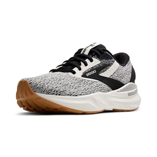 Brooks Women’s Adrenaline GTS 24 Supportive Running Shoe - Coconut/Black/Biscuit - 6.5 Medium