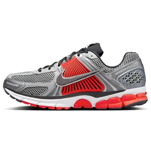 Nike Zoom Vomero 5 Men's Shoes (FJ4151-005, Metallic Silver/Flat Silver/Light Crimson/Black) Size 10