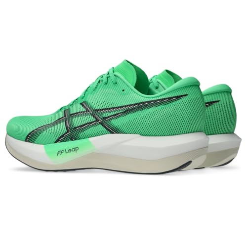 ASICS Unisex Magic Speed 5 Running Shoes, 10.5M / 12W, Vital Green/Carrier Grey