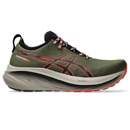 ASICS Gel-Nimbus 26 TR Mens Running Trainers 1011B849 Sneakers Shoes (UK 8.5 US 9.5 EU 43.5, Nature Bathing red Snapper 300)