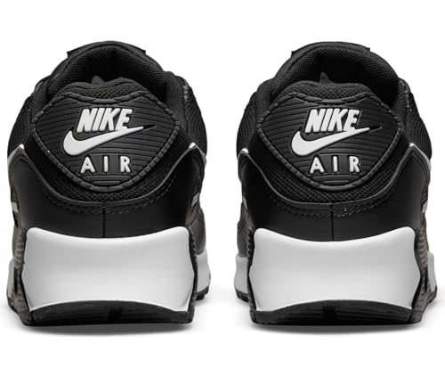 Nike WMNS Air MAX 90, Women's Sneaker, Black White Black, 38 EU