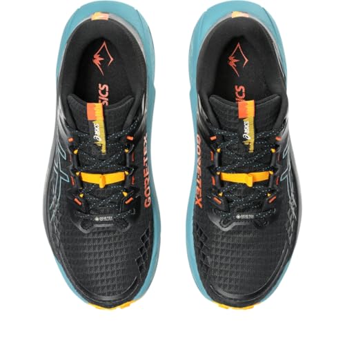 ASICS Men's Gel-Trabuco 13 GTX Running Shoes, 7, Black/Atlantis Blue