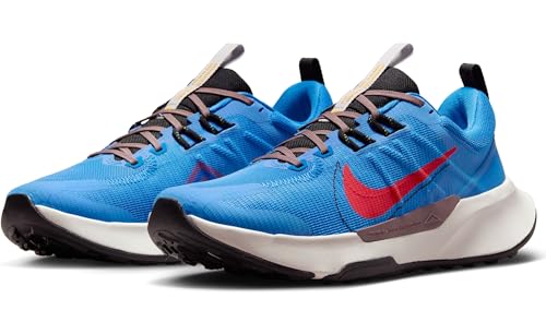Nike Juniper Men's Trail 2 Trail Running Shoe DM0822, Lt Photo Blue Track Red Plum Eclipse, 9.5 US