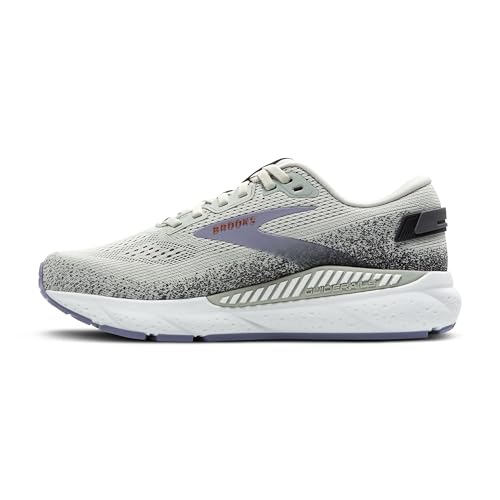 Brooks Women’s Ariel GTS 24 Supportive Running & Walking Shoe - Mercury/Ebony/Sweet Lavender - 10 Medium