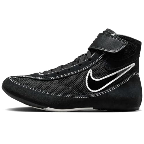 Nike Youth Speedsweep VII Wrestling Shoes (Black / Black / White)