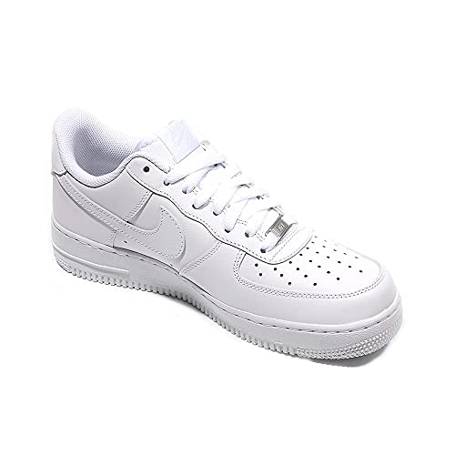 Nike Men's Air Force 1 '07 Basketball Shoe, White/White, 10 US