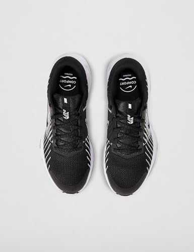 Nike Women's Run Defy Road Running Shoes, Black/White-Wolf Grey, 7