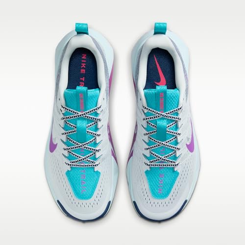 Nike Wildhorse 10 Men's Trail Running Shoes (Pure Platinum/Midnight Navy/Dusty Cactus/Vivid Purple) Size 11