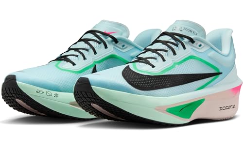 Nike Zoom Fly 6 Men's Road Racing Shoes (Glacier Ice/Hyper Pink/Green Shock/Black) Size 11