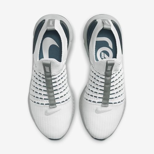 Nike React Phantom Run Flyknit 2 Women's Road Running Shoes (DO6698-001, Platinum Tint/Dark Teal Green/Jade Smoke/Light Silver) Size 5.5