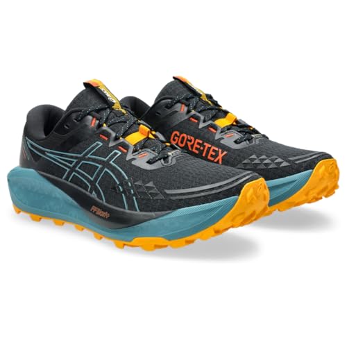 ASICS Men's Gel-Trabuco 13 GTX Running Shoes, 7, Black/Atlantis Blue