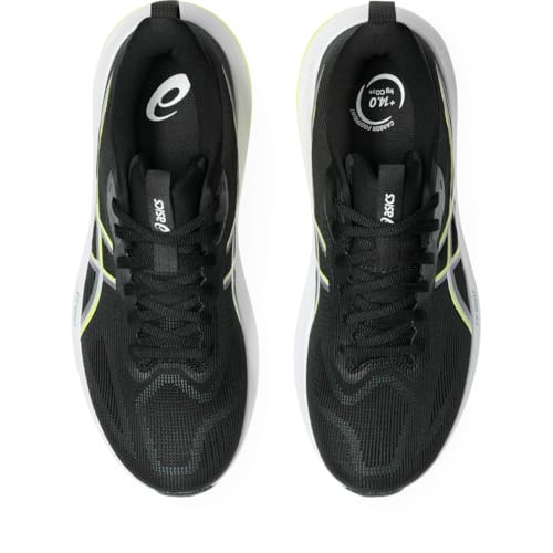 ASICS Men's GT-1000 14 Running Shoes, 10.5, Black/Citron