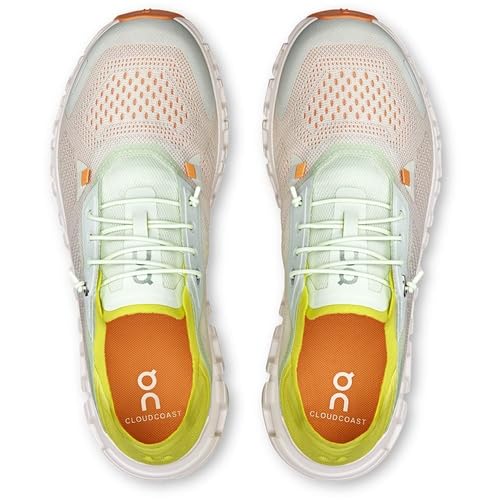 On Womens, Cloud 6 Coast Aloe/Limelight 6.5 Medium