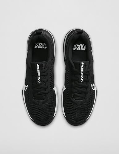 Nike Men's Air Max Alpha Trainer 6 Workout Shoes, Black/White-Black, 11