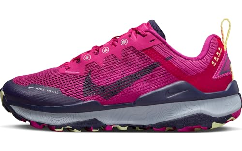 NIKE Women's WMNS React Wildhorse 8Low, Fireberry Purple Ink Fierce Pink, 5.5 US