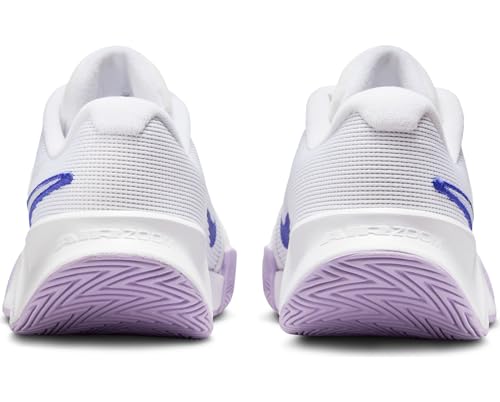 Nike GP Challenge Pro Women's Hard Court Tennis Shoes (FB3146-101, White/Hydrangeas/Deep Night/Amethyst Tint) Size 6.5