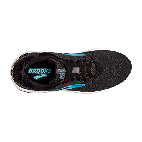 Brooks Women's Ariel '20 Running Shoe - Black/Ebony/Blue - 7.5 Medium