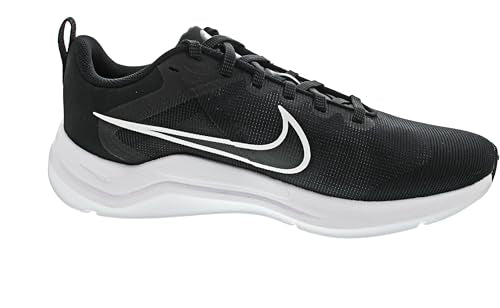 Nike Men's Downshifter 12 Running Shoe, Black Dark Smoke Grey Pure Platinum White, 12 US