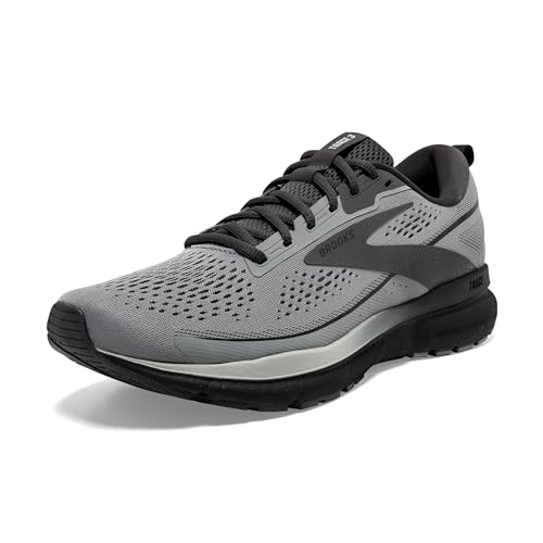 Brooks Men’s Trace 3 Neutral Running Shoe - Grey/Black/Ebony - 11 Medium