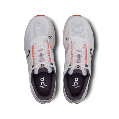 On Mens, Cloudsurfer Next White/Flame 9.5 Medium