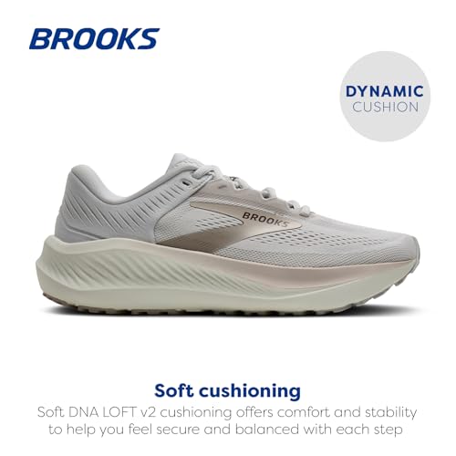 Brooks Women’s Anthem 8 Neutral Running Shoe - Antarctica/Chateau/Raisin - 8 Medium