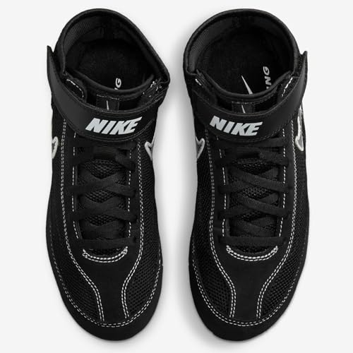 Nike Youth Speedsweep VII Wrestling Shoes (Black / Black / White)