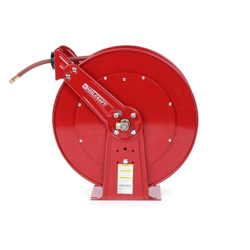 Reelcraft 82100 OLP 1/2-Inch by 100-Feet Spring Driven Hose Reel for Air/Water