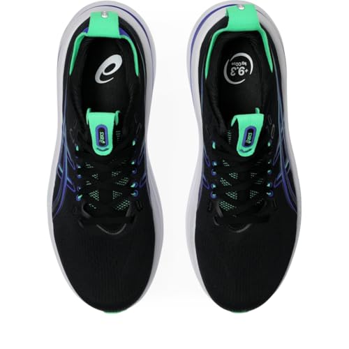 ASICS Men's Gel-Nimbus 28 Running Shoes, 12, Black/Cobalt Burst