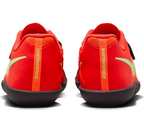 Nike Zoom Rival SD 2 Track & Field Throwing Shoes (FZ9665-600, Bright Crimson/Lime Blast/Hyper Orange/Washed Coral) Size 10