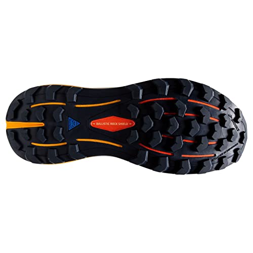 Brooks Men's Cascadia 16 Trail Running Shoe - Zinnia/Eclipse/Nomad - 7 Medium