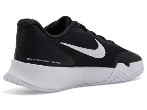 Nike Women's Vapor Lite 3 Hard Court Tennis Shoes, Black/White, 7.5