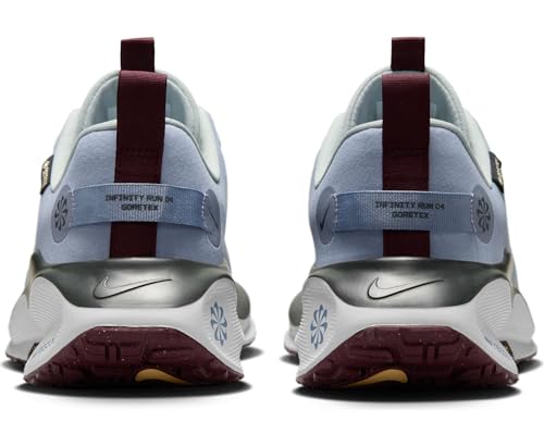 Nike InfinityRN 4 Gore-TEX Men's Waterproof Road Running Shoes (HQ0265-400, Ashen Slate/Light Pumice/Dark Smoke Grey/Football) Size 7.5
