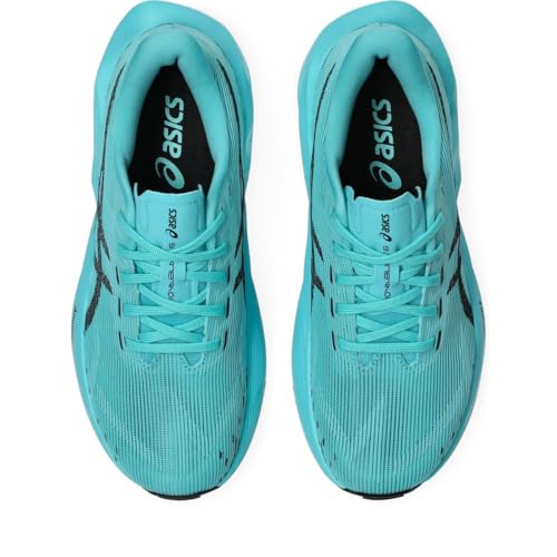 ASICS Kid's NOVABLAST 6 GS Running Shoes, 3.5, ICE Mint/Black