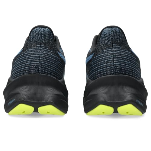 ASICS Men's DYNABLAST 5 Running Shoes, 11.5, Black/Winter SEA