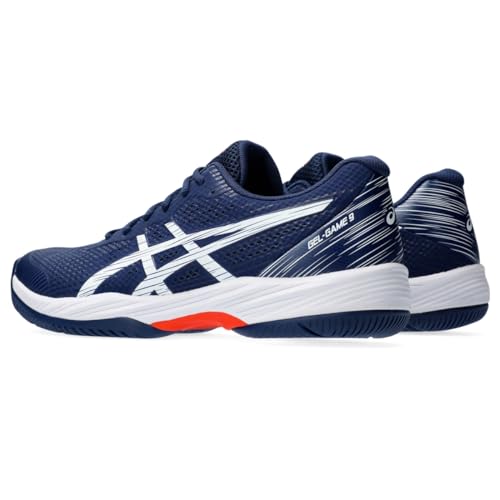 ASICS Men's Gel-Game 9 Tennis Shoe, 9, Blue Expanse/White