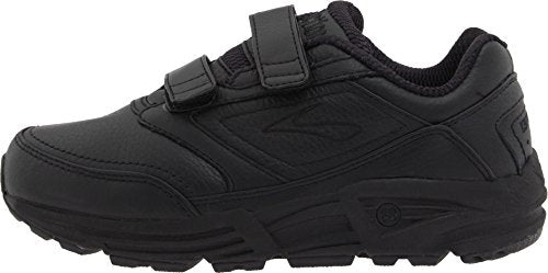 Brooks Women's Addiction Walker V-Strap Walking Shoe,Black,6.5 D