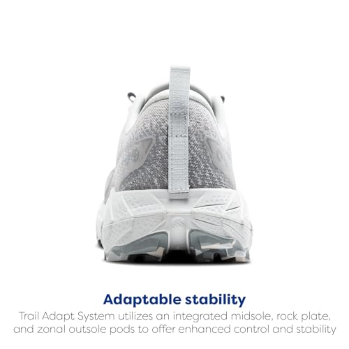 Brooks Men’s Cascadia 18 Mountain Trail Running Shoe - Oyster/Primer Grey/Coconut - 8.5 Medium