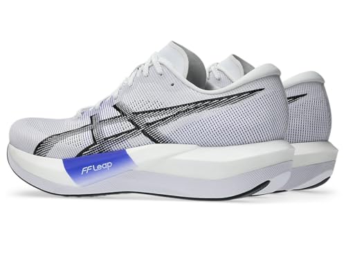 ASICS Unisex-Adult Magic Speed 5 Sports Shoes, WHITE/BLACK, 12 UK Men/ 11 UK Women