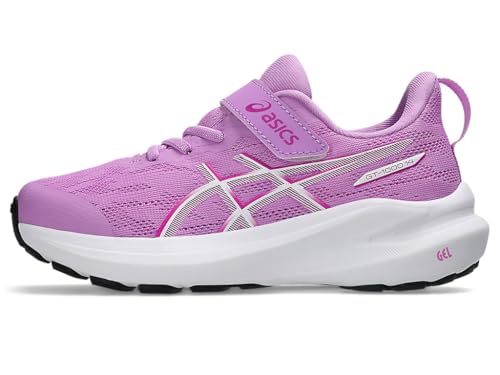 ASICS Kid's GT-1000 14 Pre-School Running Shoes, 1.5, Lavender Glow/Digital Sakura