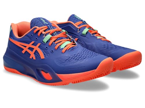ASICS Men's Gel-Resolution X PadelSneaker, Dark Cobalt Vivid Coral, 7.5 US