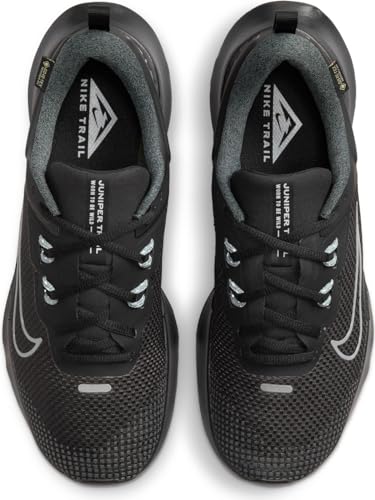 NIKE Men's Juniper Trail 2 GTX Running Shoe, Black Cool Grey Anthracite, 10.5 US