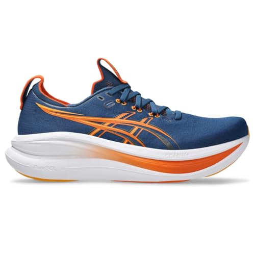 ASICS Men's Gel-Nimbus 28 Running Shoes, 11, Twilight Blue/ANZU