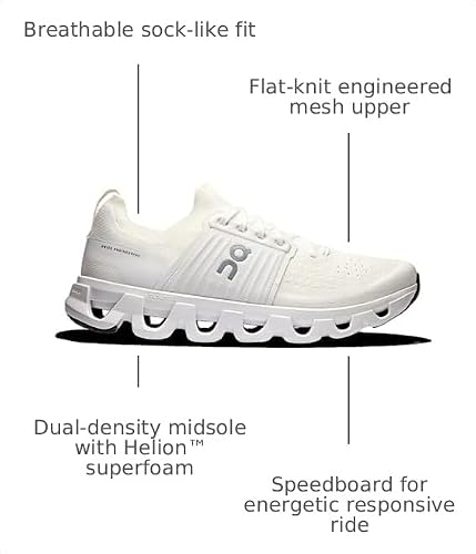 On Mens, Cloudswift 4 White/White 9.5 Medium