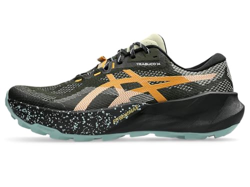 Asics Trabuco 14 Men's Trainers, Vintage Khaki Black, 11.5 US