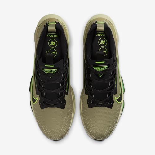 Nike Infinity Tour 2 Gore-TEX Men's Waterproof Golf Shoes (Dusty Olive/Volt/Black) Size 10