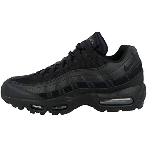 Nike Air Max 95 Essential, Men's Running Shoes, Black Black Dk Grey, 45.5 EU
