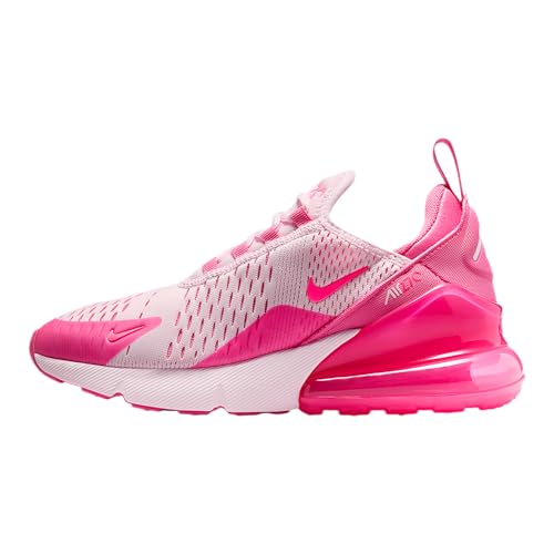 Nike Air Max 270 Big Kids' Shoes (Pink Foam/Pinksicle/White/Hyper Pink) Size 4