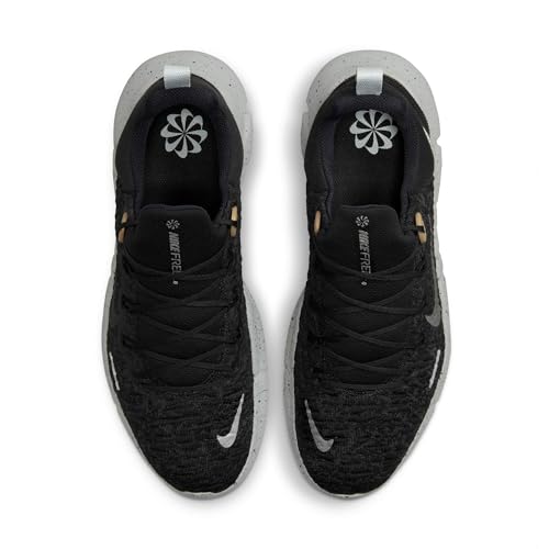 Nike Free RN 5.0 Next Nature Mens Shoes Size 10, Color: Black/Black/Dark Smoke Grey-Black