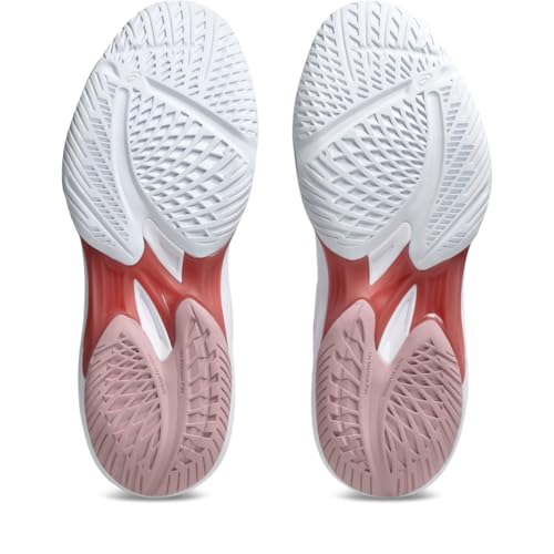 ASICS Women's Sky Elite FlyteFoam 3 Volleyball Shoes, 9, White/MORGANITE