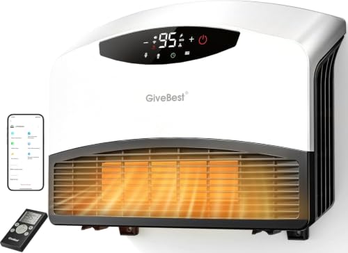 GiveBest 1500W Electric Wall Heater with WiFi & Remote Control